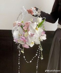 Crystal Butterfly Hoop