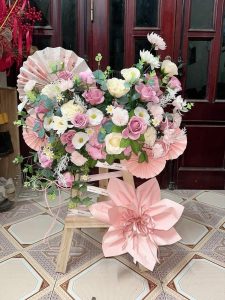 Pastel Elegance Floral Stand